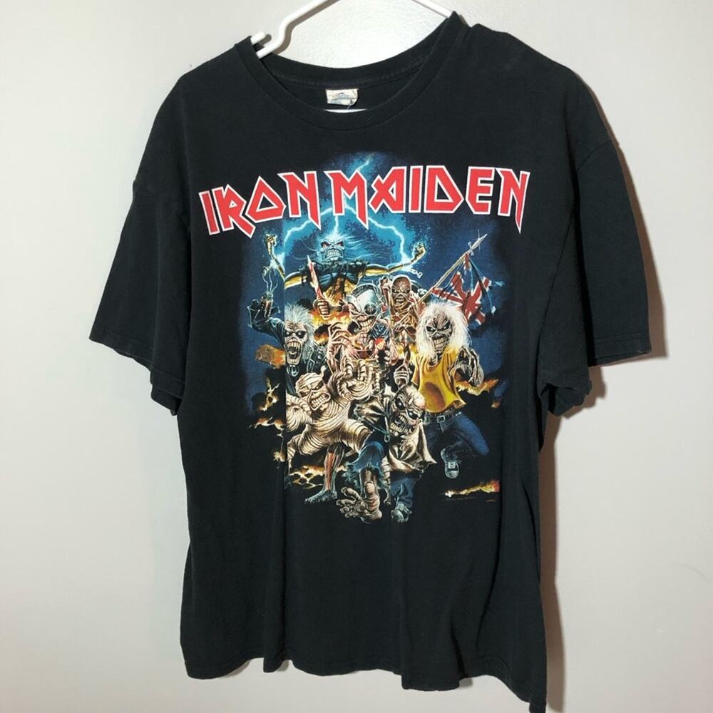 Iron Maiden 2000s era “best of the beast“ black mens XL delta pro weight cotton